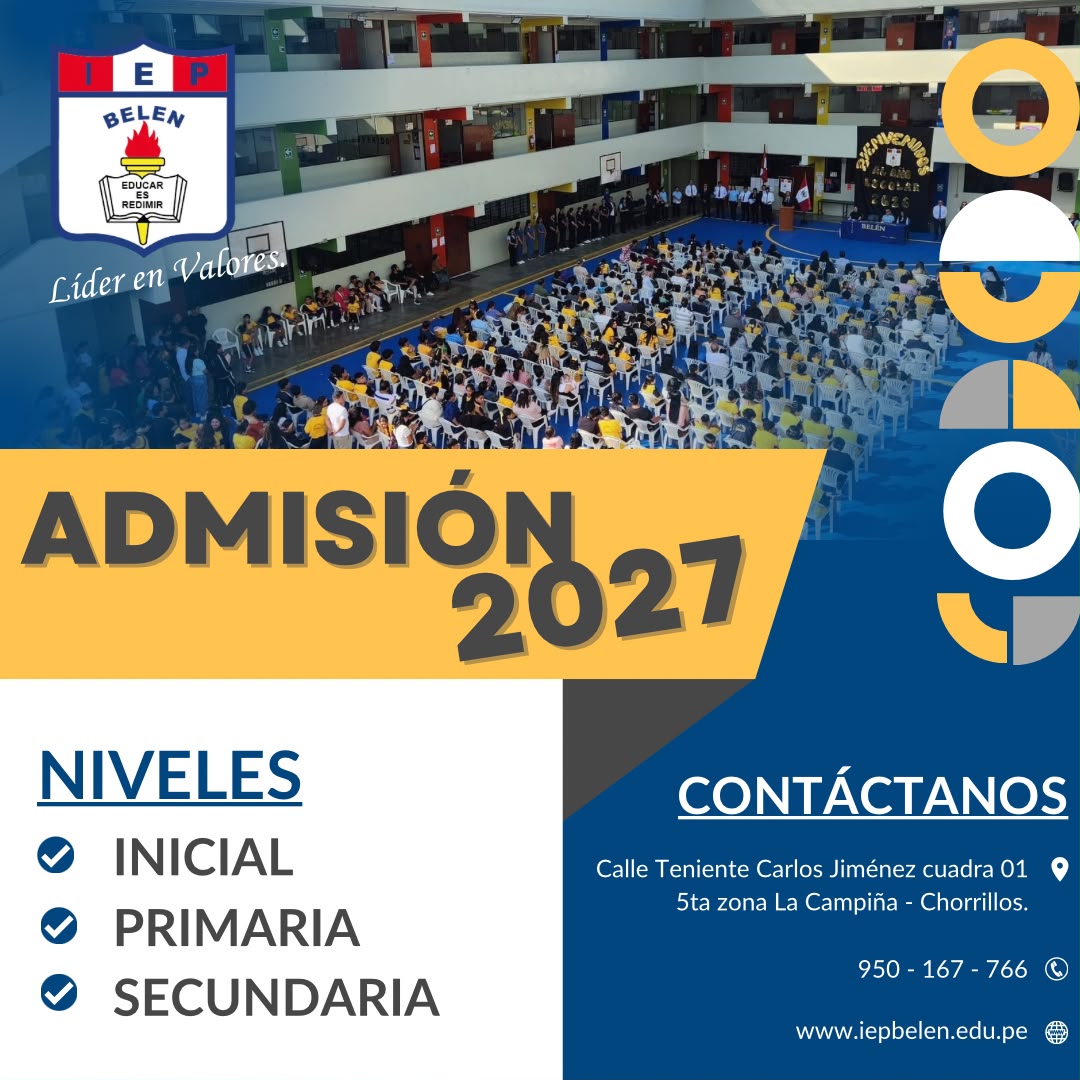 ADMISIÓN 2027